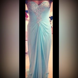 Blue gown